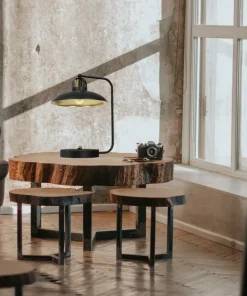 Lampa stołowa do biura, kolor czarno-złoty MLP8908 z serii FELIX | Kaja Oświetle*Sklep Kaja Outlet
