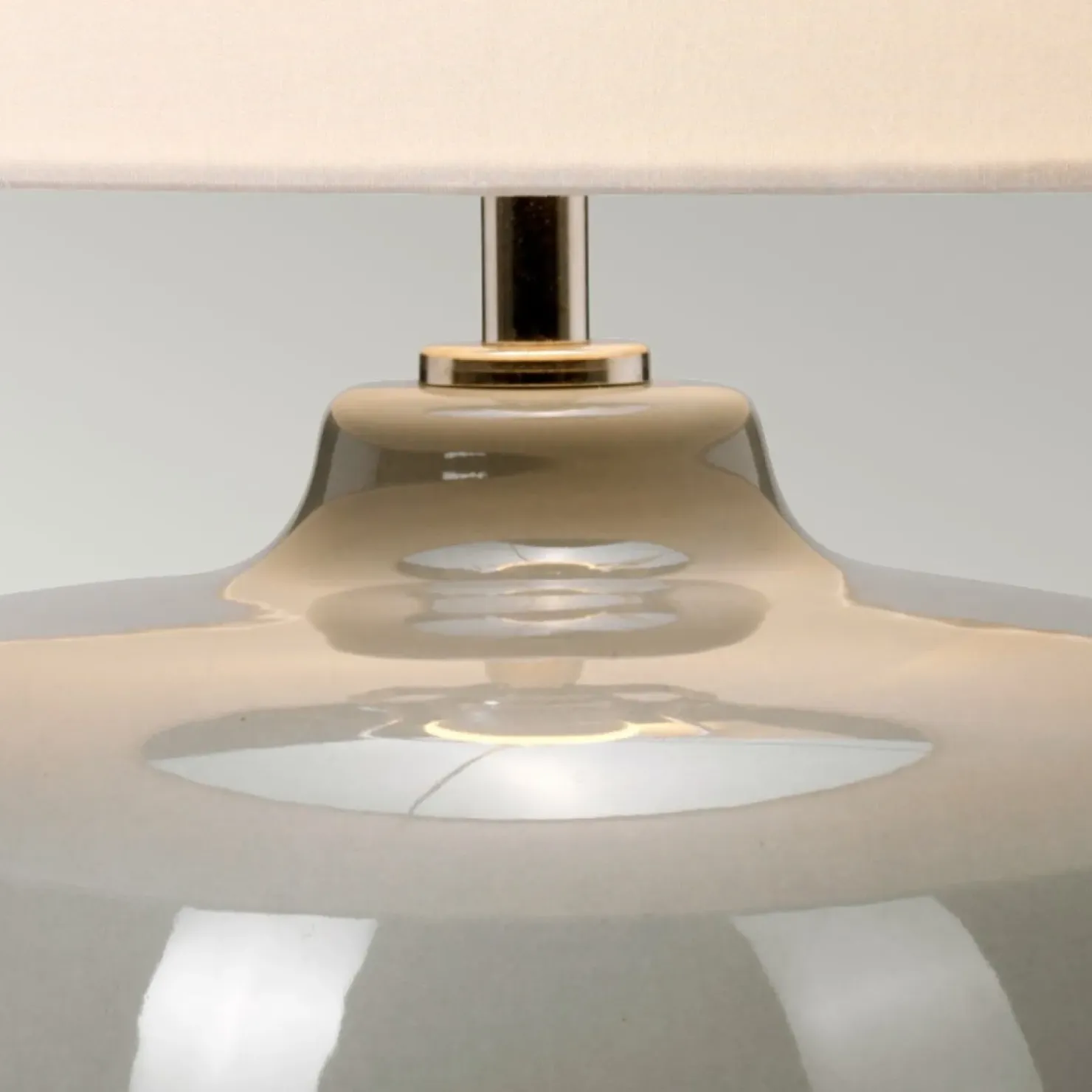Lampa stołowa, dwukolorowa podstawa CHALKFARM-TL z serii CHALK FARM*Sklep Kaja Store