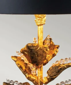 Lampa stołowa, kwiat, antyczne złoto FB-CAMILIA-TL z serii CAMILIA*Sklep Kaja Cheap