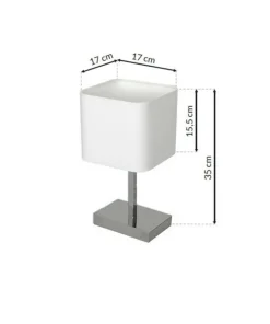 Lampa stołowa na chromowanej podstawie ML6363 z serii NAPOLI | Kaja Oświetlenie*Sklep Kaja Clearance