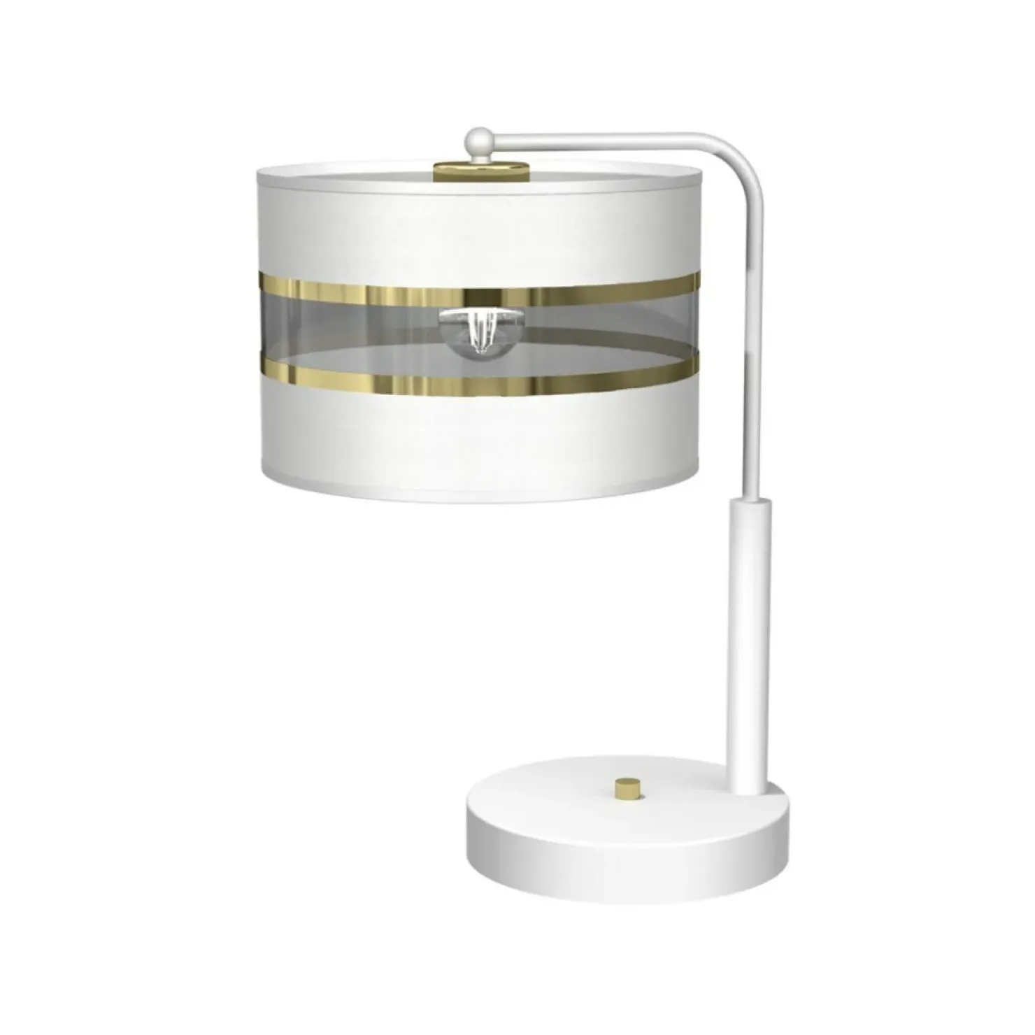 Lampa stołowa z m abażurem, do salonu MLP7354 z serii ULTIMO | Kaja Oświetl*Sklep Kaja New
