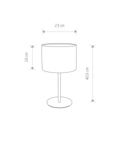 Lampa stołowa z klasycznym abażurem 9090 | Kaja Oświetlenie*Sklep Kaja Cheap