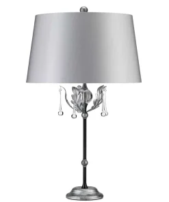 Lampa stołowa z kryształkami AML-TL-BLK-SIL z serii AMARILLI*Sklep Kaja Hot