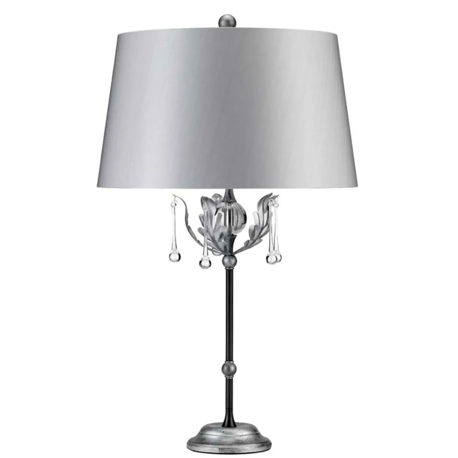 Lampa stołowa z kryształkami AML-TL-BLK-SIL z serii AMARILLI*Sklep Kaja Hot