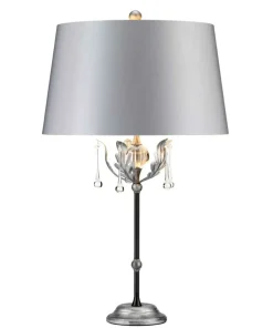 Lampa stołowa z kryształkami AML-TL-BLK-SIL z serii AMARILLI*Sklep Kaja Hot