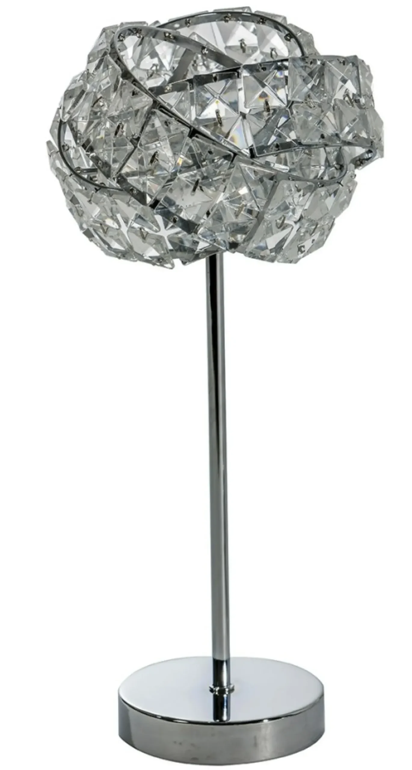 Lampa stołowa z kryształowym, kulistym kloszem AZ2106 z serii BA*Sklep Kaja Shop