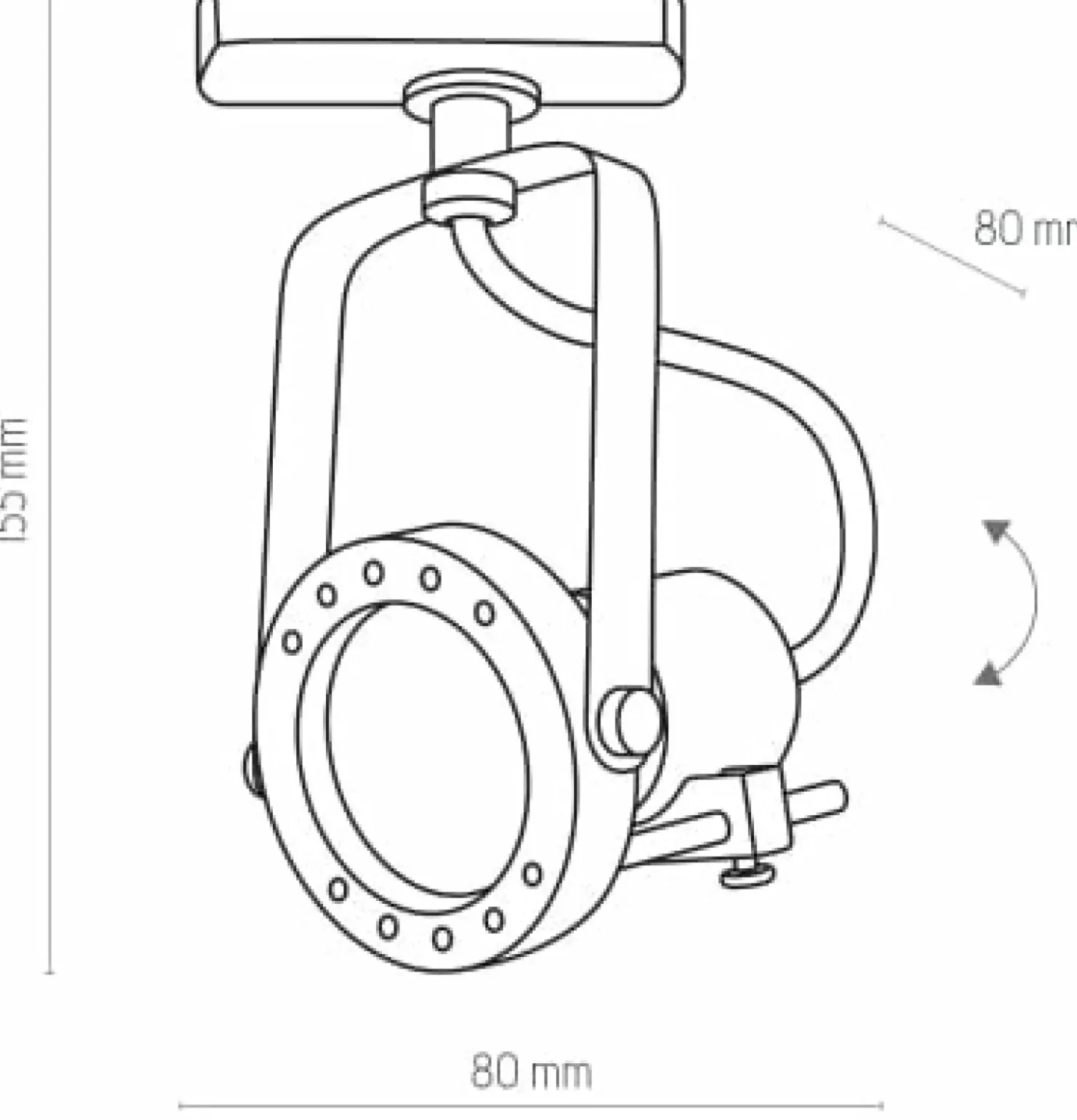 Lampa studyjna do szyny jednofazowej TK 4065 TRACER | Kaja Oświetlenie*Sklep Kaja Discount