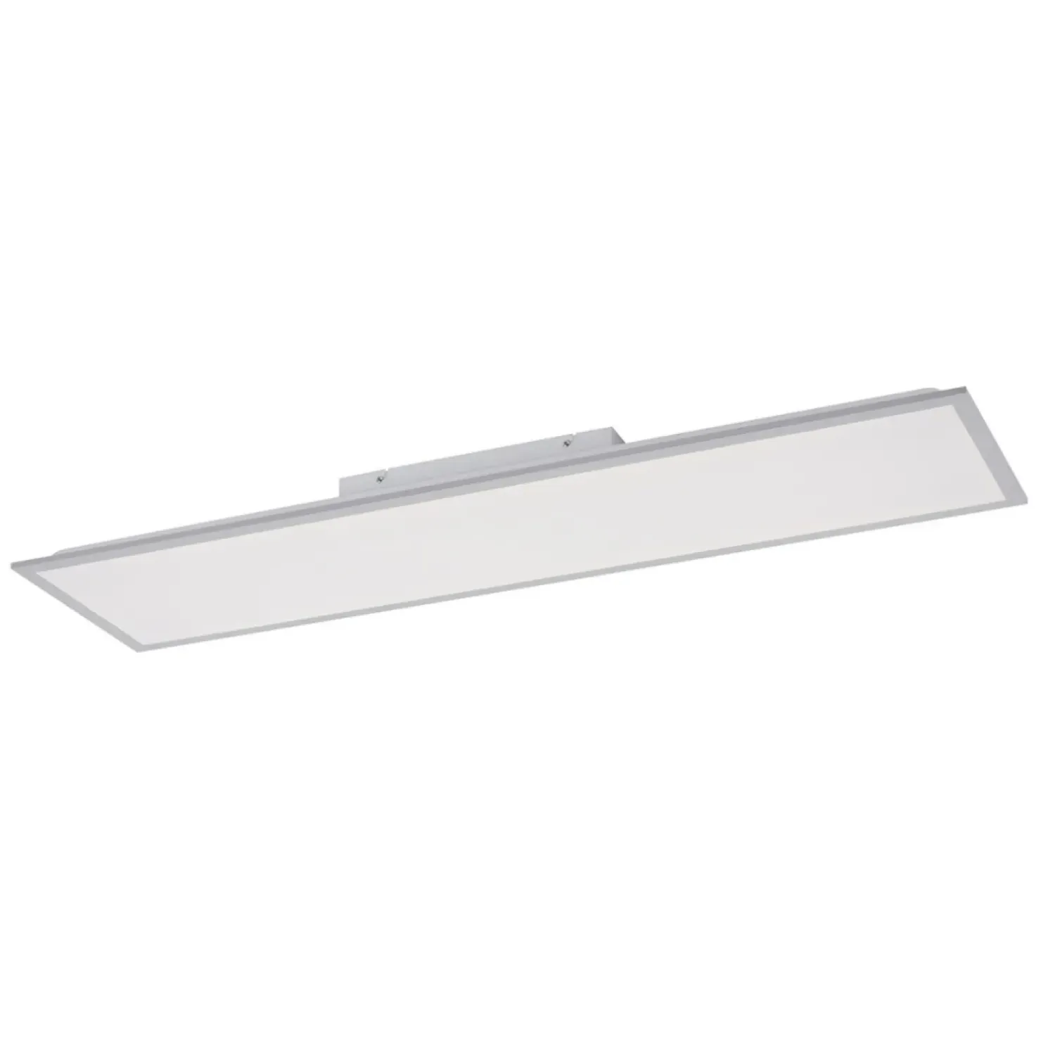 New Sklep Kaja Lampa sufitowa - prostokąt z pilotem 14757-21 z serii FLAT | Kaja srebrny