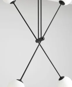 Best Sale Sklep Kaja Lampa sufitowa czarna nowoczesna E14 1081PL_L1 OHIO | Kaja Oświetlenie Zadzwońporabattel.783200183(8-16)/mailsklep@kaja.com.pl
