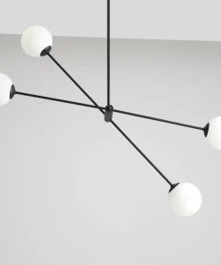 Best Sale Sklep Kaja Lampa sufitowa czarna nowoczesna E14 1081PL_L1 OHIO | Kaja Oświetlenie Zadzwońporabattel.783200183(8-16)/mailsklep@kaja.com.pl