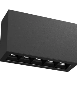 Lampa sufitowa, czarny prostokąt 9x15cm LED 3000K ANT 1037 A-GLARE*Sklep Kaja Shop