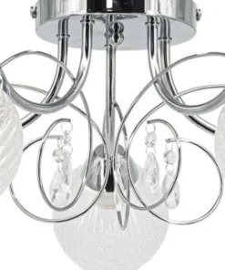 Lampa sufitowa do dużego pokoju chrom 8964/5 8C WENUS | Kaja*Sklep Kaja Sale
