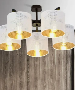 Lampa sufitowa do eleganckiego salonu 1145/5 JORDAN | Kaja Oświetlenie*Sklep Kaja Discount