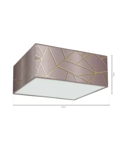 Lampa sufitowa do eleganckiego wnętrza MLP7589 z serii ZIGGY | Kaja Oświetlenie*Sklep Kaja Hot