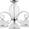 Lampa sufitowa do sypialni glamour O2493 W3 CH INDRA | Kaja*Sklep Kaja Fashion