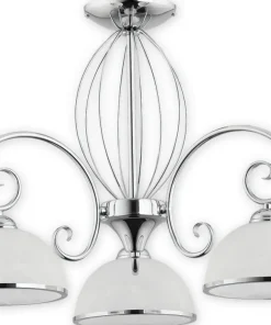 Lampa sufitowa do sypialni glamour O2493 W3 CH INDRA | Kaja*Sklep Kaja Fashion