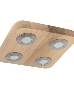 Lampa sufitowa drewniany plafon LED 3000K 2291474 SUNNIVA | Kaja*Sklep Kaja Flash Sale
