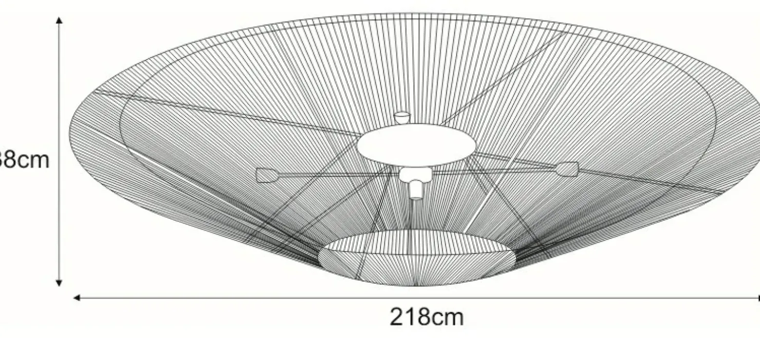 Lampa sufitowa KP-04 z serii CORNET*Sklep Kaja Shop