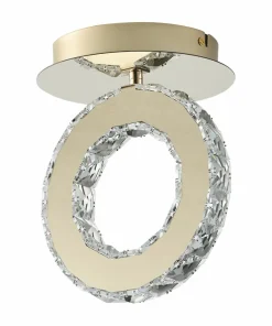 Lampa sufitowa kryształowy reflektor MX3713-1-3GT GIRONA | Kaja*Sklep Kaja Clearance