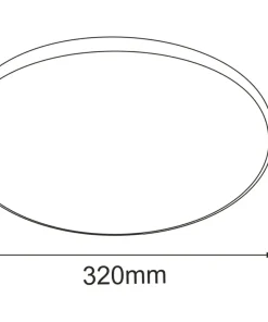 Lampa sufitowa LED ciepłe światło ⌀32cm 3000K ANT 1062 IKA | Kaja*Sklep Kaja Cheap