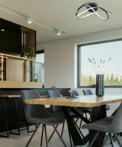 Lampa sufitowa LED o dekoracyjnym kształcie 19602C-BK PAUL | Kaja*Sklep Kaja Flash Sale