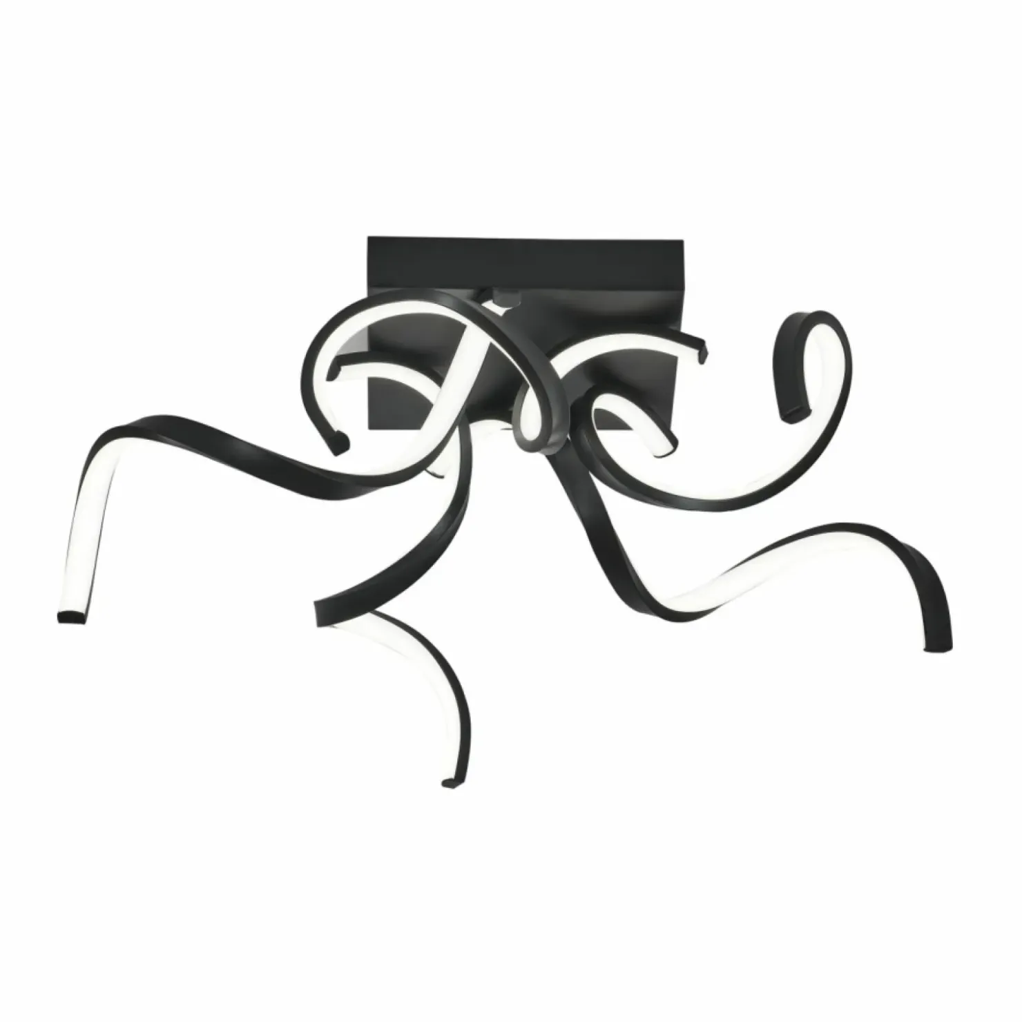 Lampa sufitowa LED o ozdobnym kształcie 20031CL-BK STELO| Kaja*Sklep Kaja Online