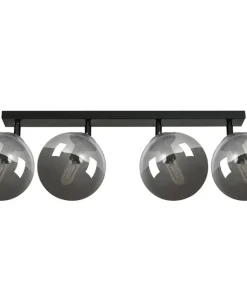 Clearance Sklep Kaja Lampa sufitowa listwa z grafitowymi kloszami 777/4 | Kaja Oświetlenie