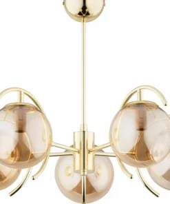 New Sklep Kaja Lampa sufitowa modern glamour, do salonu AL 63166 z serii EL-DORADO | Kaja Oświe