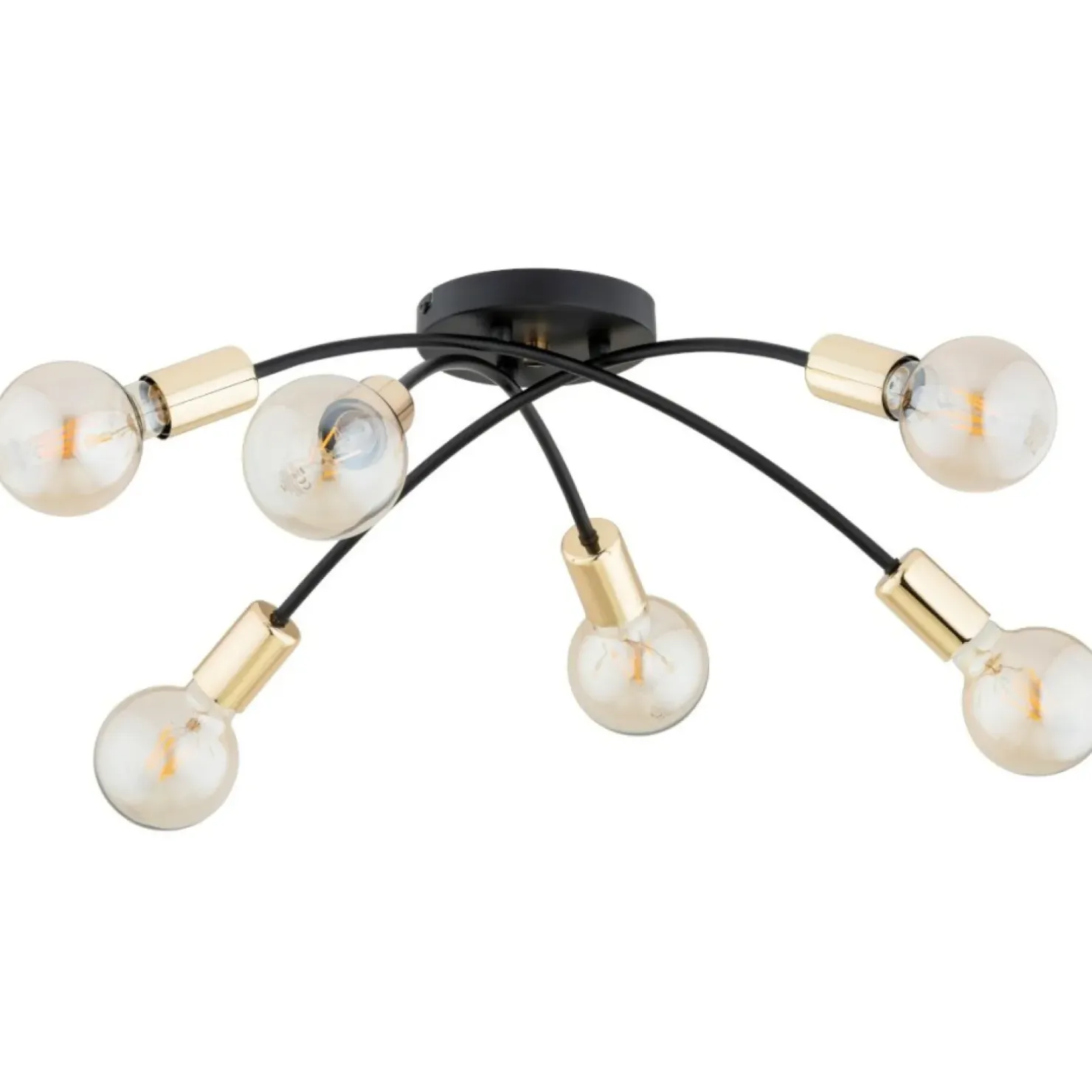 Flash Sale Sklep Kaja Lampa sufitowa na sześć żarówek z dużym gwintem AL 63229 z serii LENSI