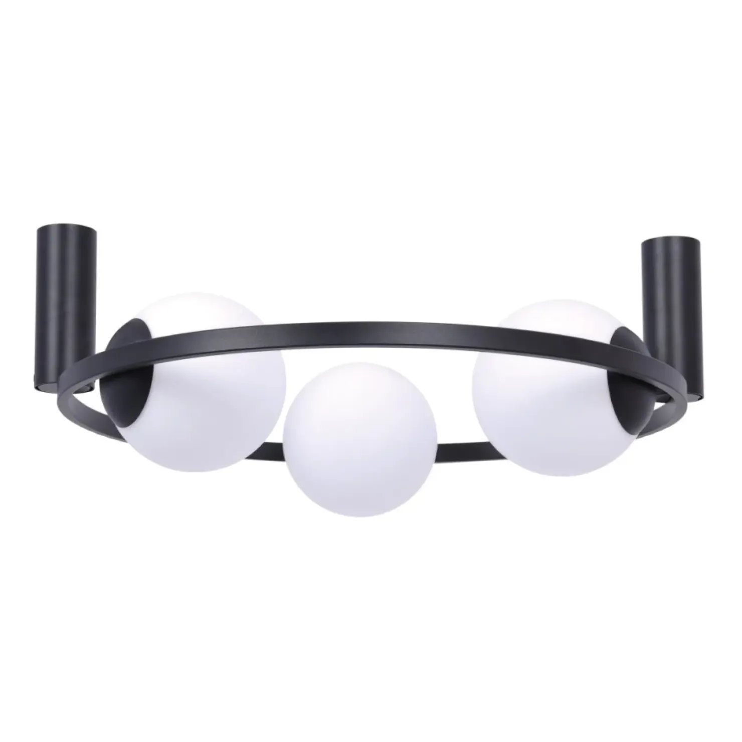 New Sklep Kaja Lampa sufitowa, nowoczesny plafon z trzema kloszami 5008 z serii ORBIT
