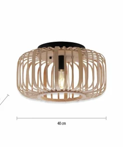 Best Sale Sklep Kaja Lampa sufitowa o drewnianej konstrukcji 11412-79 z serii RACOON | Kaja drewno