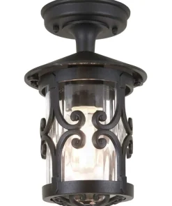 Lampa sufitowa, ogrodowa, na taras BL13A-BLACK z serii HEREFORD*Sklep Kaja Outlet