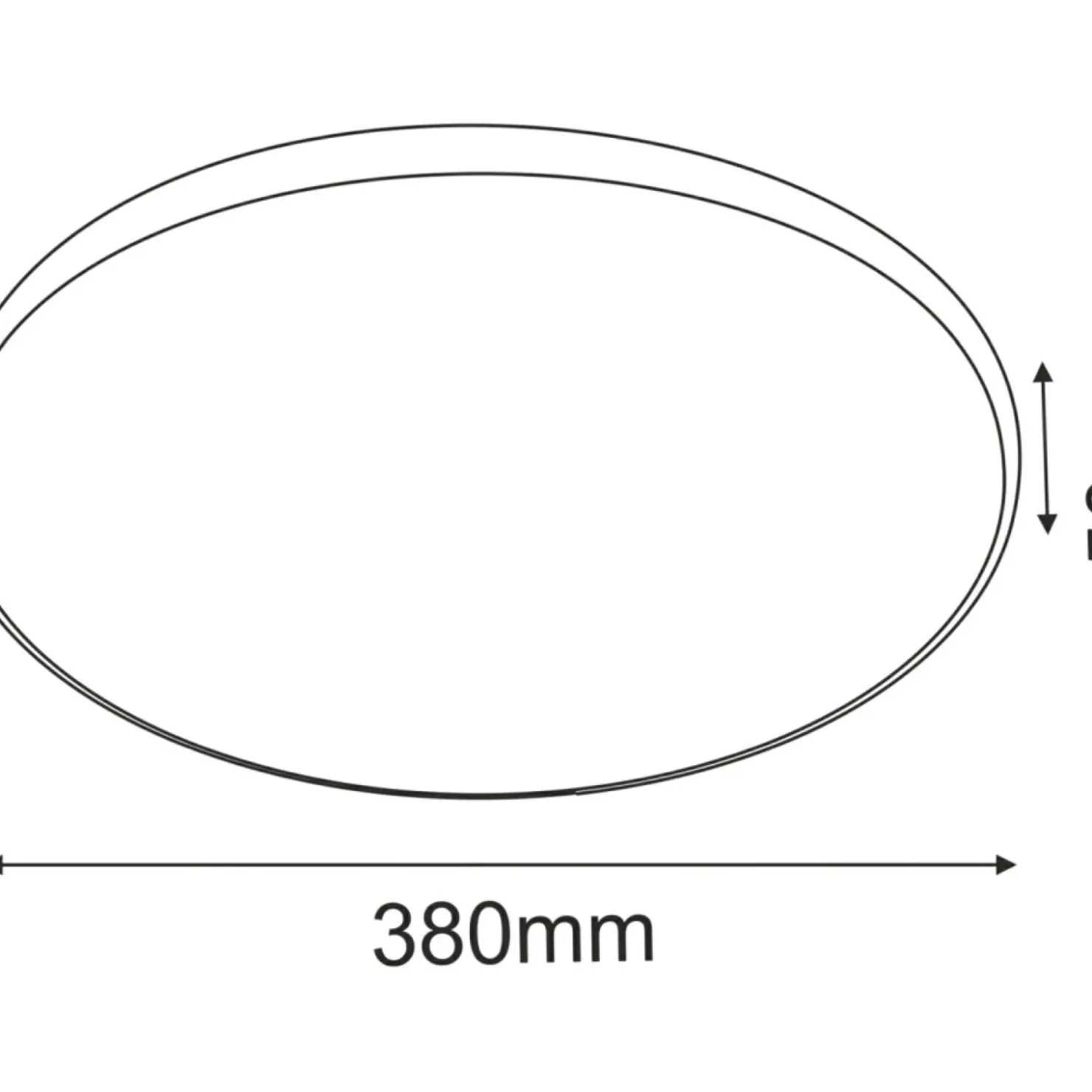 Lampa sufitowa, okrągły plafon ⌀38cm 4000K ANT 1065 IKA | Kaja*Sklep Kaja Store