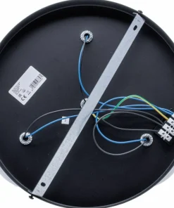 Clearance Sklep Kaja Lampa sufitowa, trzy klosze, czarna podstawa MLP8874 z serii SFERA | Kaja Oświet chrom