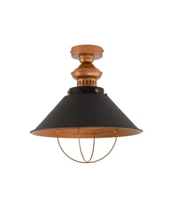 Cheap Sklep Kaja Lampa sufitowa, w kolorze mosiądzu, styl loftowy 9247 | Kaja czekoladowy