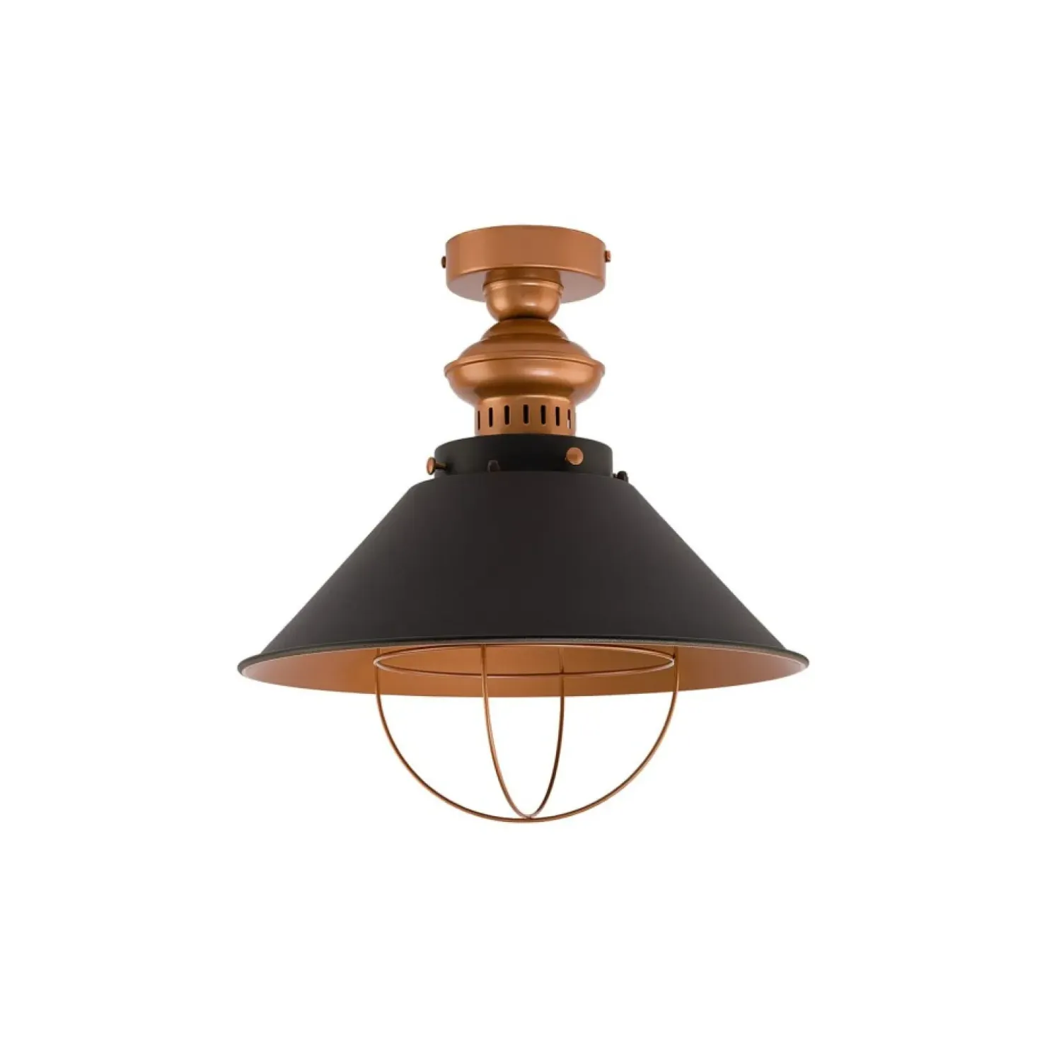Cheap Sklep Kaja Lampa sufitowa, w kolorze mosiądzu, styl loftowy 9247 | Kaja czekoladowy