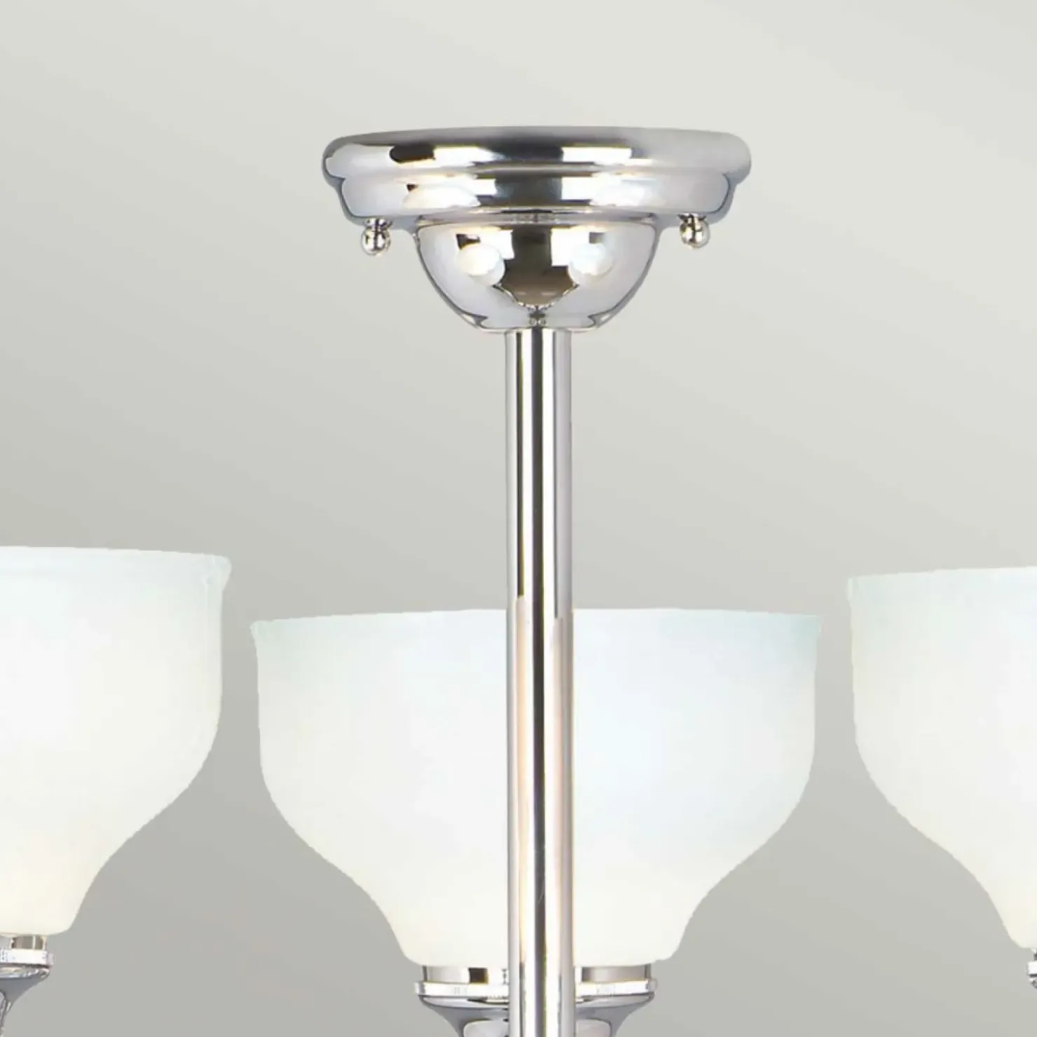 Lampa sufitowa w kolorze chromu BATH-CD3 z serii CHEADLE*Sklep Kaja Fashion