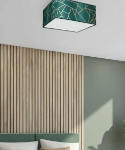 Lampa sufitowa w kolorze butelkowej zieleni MLP7574 z serii ZIGGY | Kaja Oświetl*Sklep Kaja Outlet