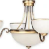 Lampa sufitowa w kolorze patyny O2094 W6 PAT SATO | Kaja Oświetlenie*Sklep Kaja Online