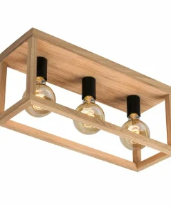 Lampa sufitowa w stylu boho, drewniana skrzynka 9154374 KAGO | Kaja*Sklep Kaja Best
