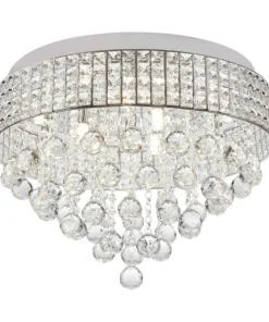 Lampa sufitowa w stylu glamour, do sypialni 19027-L z serii CAP*Sklep Kaja Best