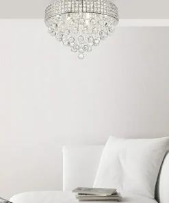 Lampa sufitowa w stylu glamour, do sypialni 19027-L z serii CAP*Sklep Kaja Best
