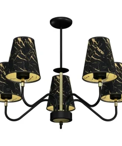 New Sklep Kaja Lampa sufitowa, żyrandol dający dużo światła MLP7282 z serii HERMES | Kaja Oświe