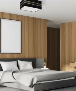 Lampa sufitowa z abażurem w kształcie kwadratu MLP7336 z serii ULTIMO | Kaja Ośw*Sklep Kaja Flash Sale