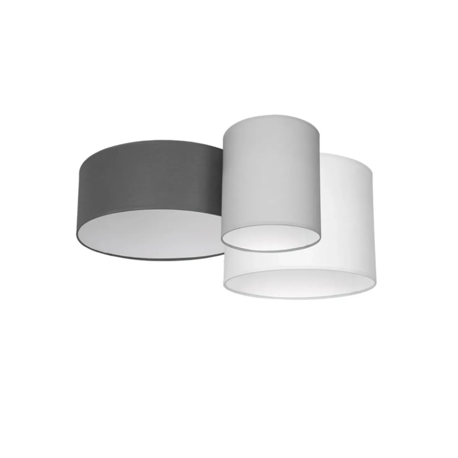 Cheap Sklep Kaja Lampa sufitowa z abazurami w trzech kolorach MLP64590 z serii STAN | Kaja Oświet