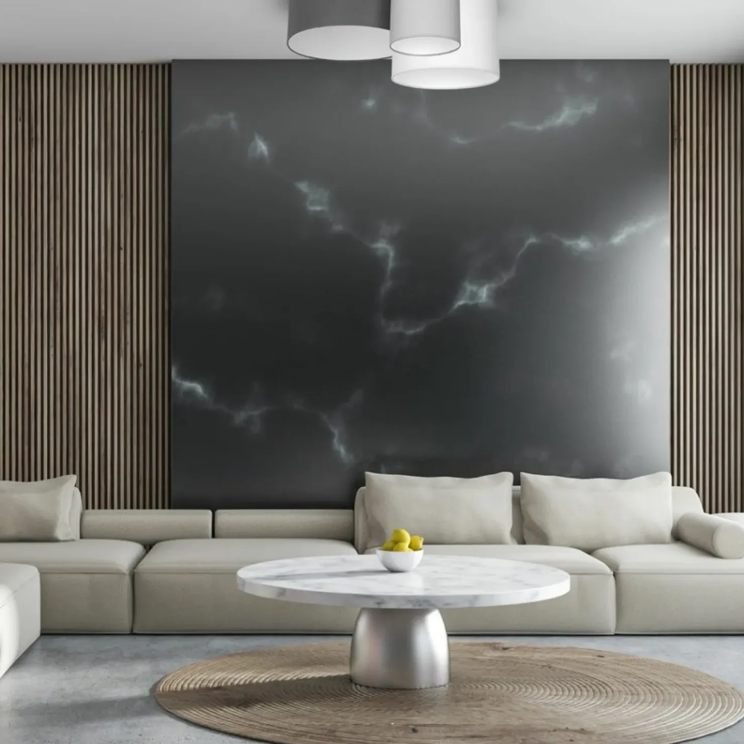 Cheap Sklep Kaja Lampa sufitowa z abazurami w trzech kolorach MLP64590 z serii STAN | Kaja Oświet