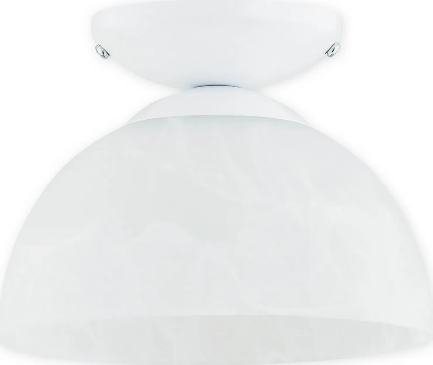 Lampa sufitowa z alabastrowym kloszem O3130 P1 BIA | Kaja Oświetlenie*Sklep Kaja Sale