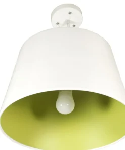Lampa sufitowa z biało-zielonym kloszem 31-27620 ENYO | Kaja*Sklep Kaja Cheap