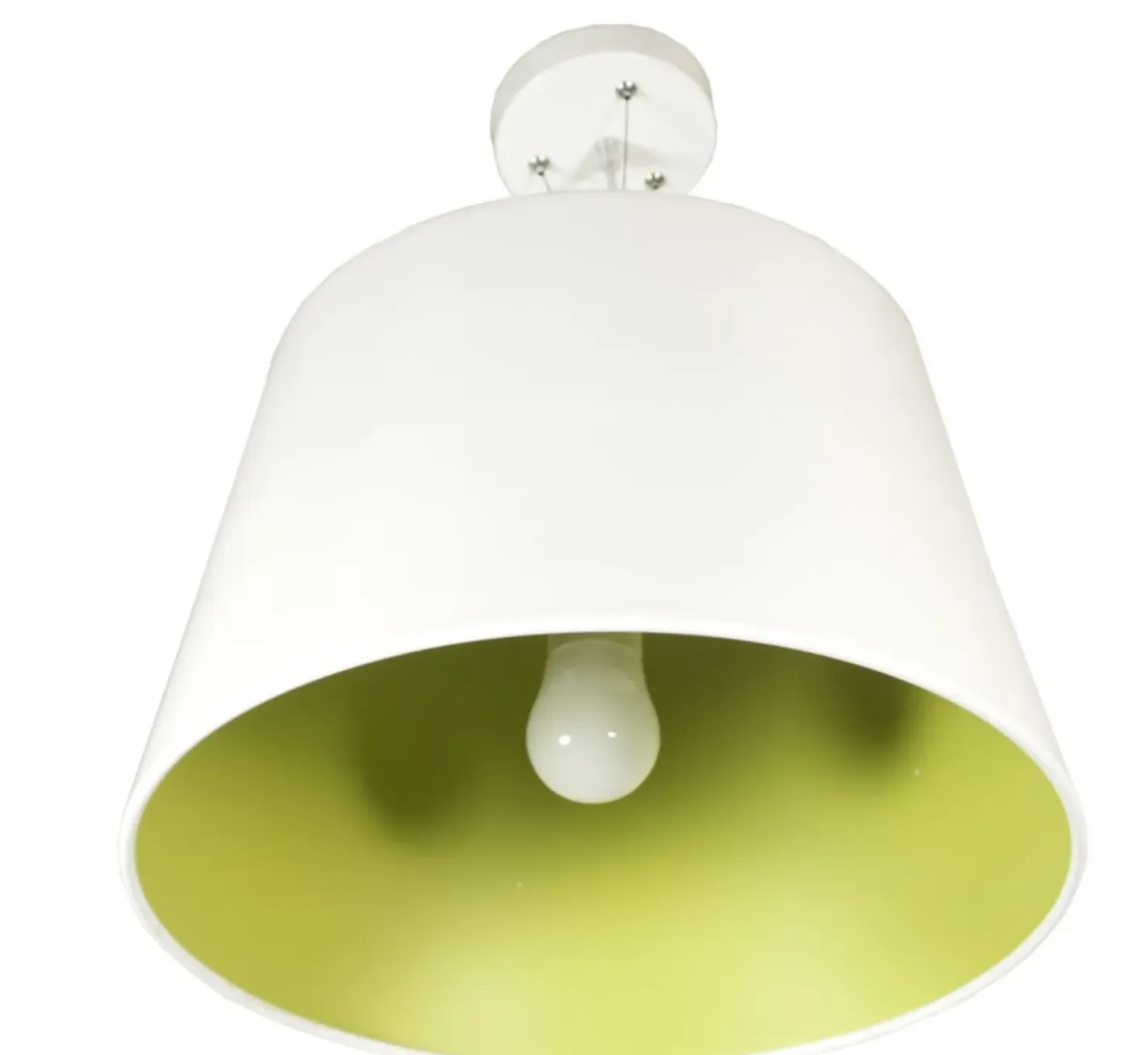 Lampa sufitowa z biało-zielonym kloszem 31-27620 ENYO | Kaja*Sklep Kaja Cheap