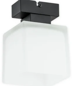 Lampa sufitowa z białym kloszem O2971 P1 CZA + BIA | Kaja Oświetlenie*Sklep Kaja Clearance